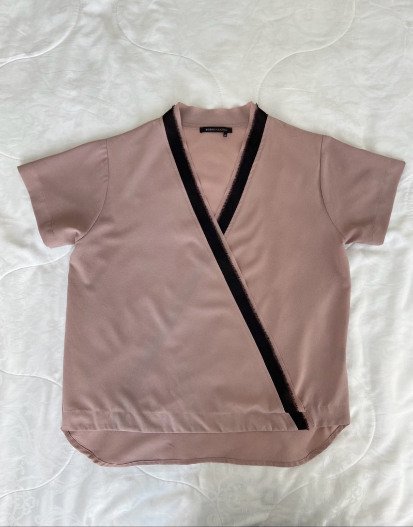 BCBGMAXAZRIA Drape Wrap Top, Size XS-S
