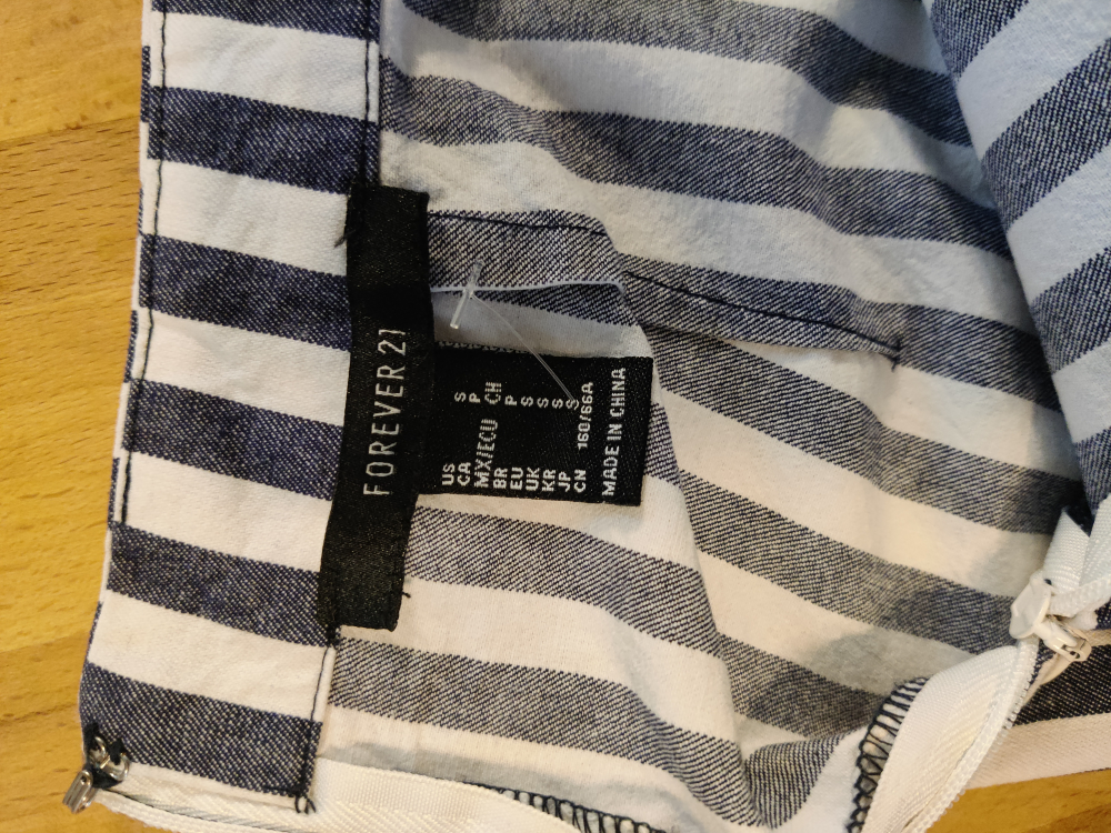 Forever 21 Stripe Skirt image indicator(4)