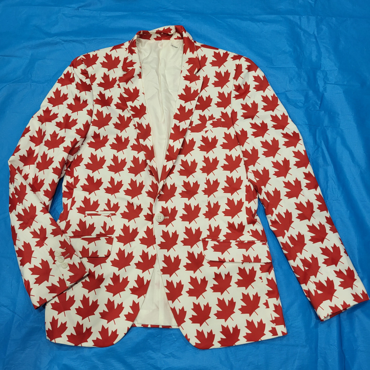 Canada Don Cherry Style Blazer Slim Fit Mens Size L-42 thumbnail