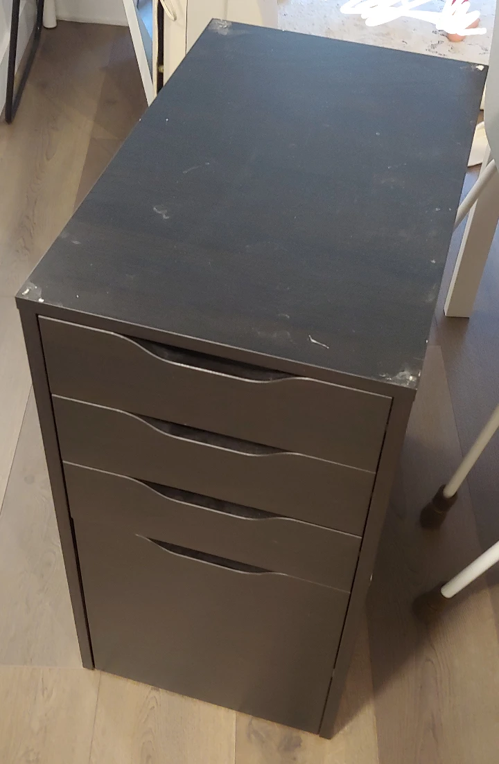 IKEA Alex drawers Black
