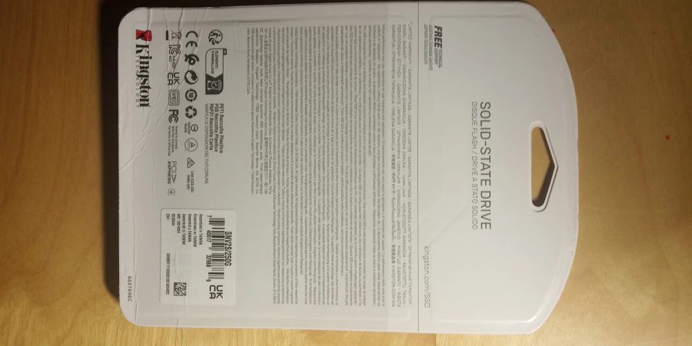 Brand New Kingston NV2 NVMe PCIe 4.0 x4 SSD - 250GB - photo 2