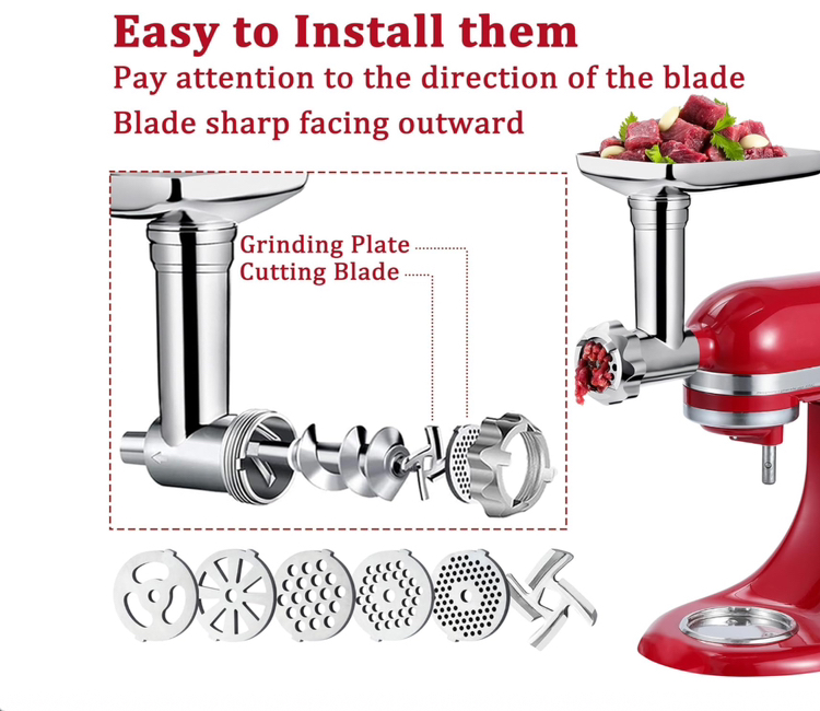 Metal meat grinder - photo 4