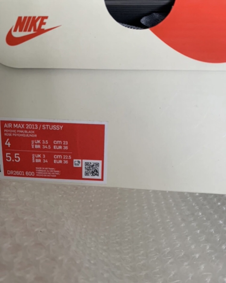 Nike Airmax 2013 x Stussy Psychic Pink **NEW and FULL BOX** - photo 3