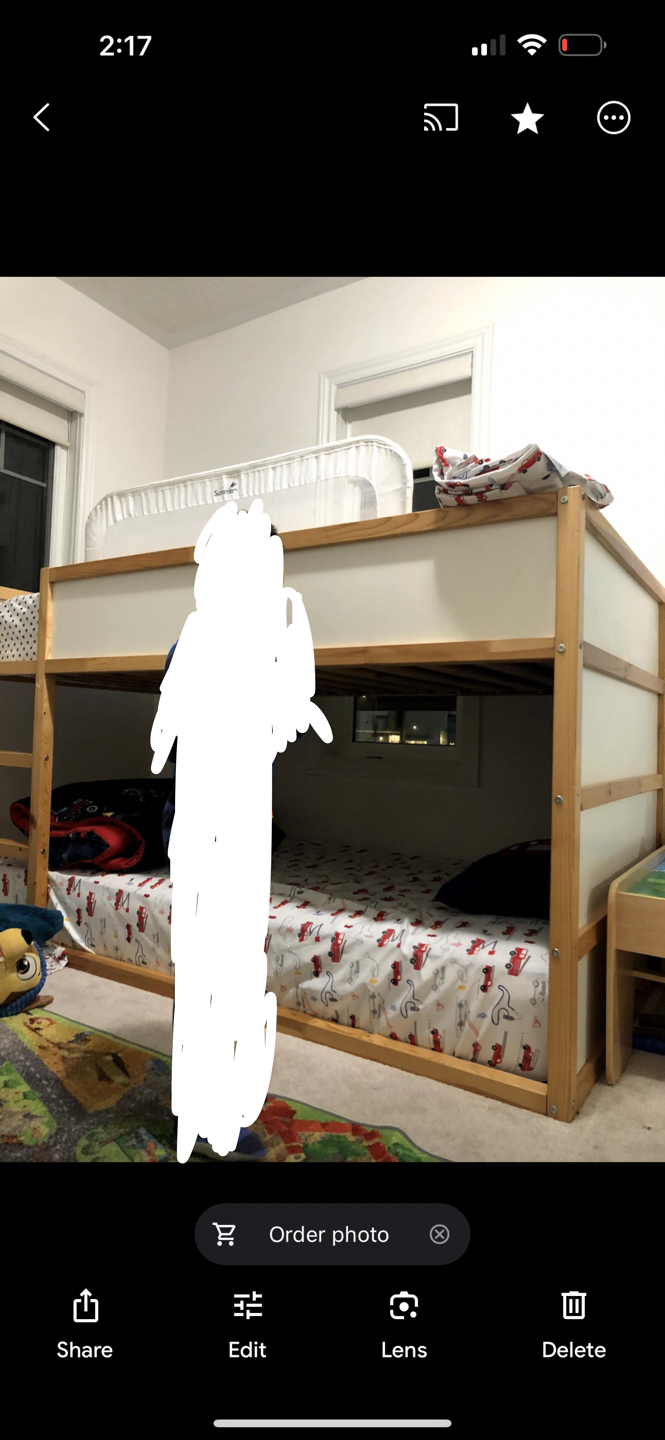 IKEA kura convertible bed. thumbnail