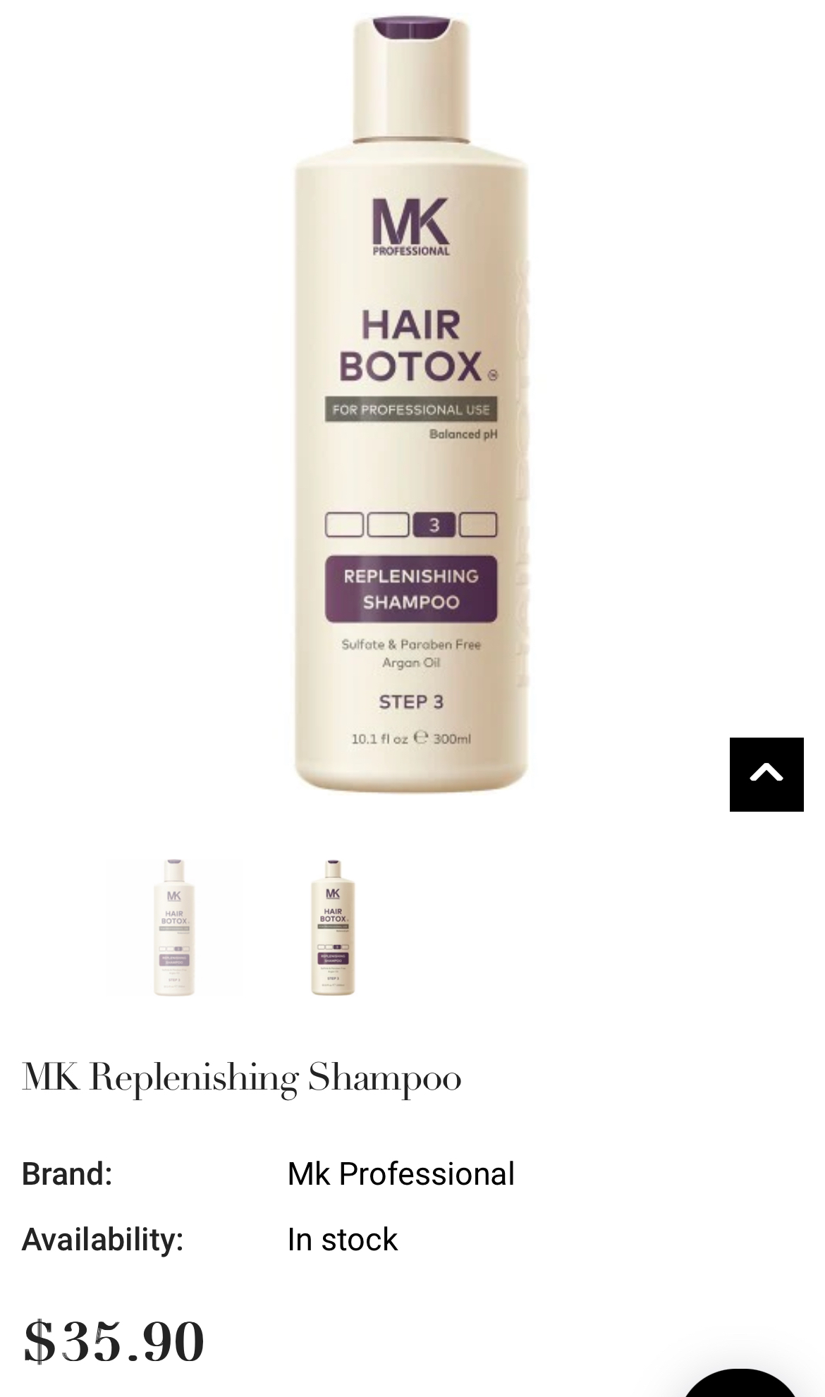 MK Professionals Hair Botox Shampoo & Conditioner - Used image indicator(2)
