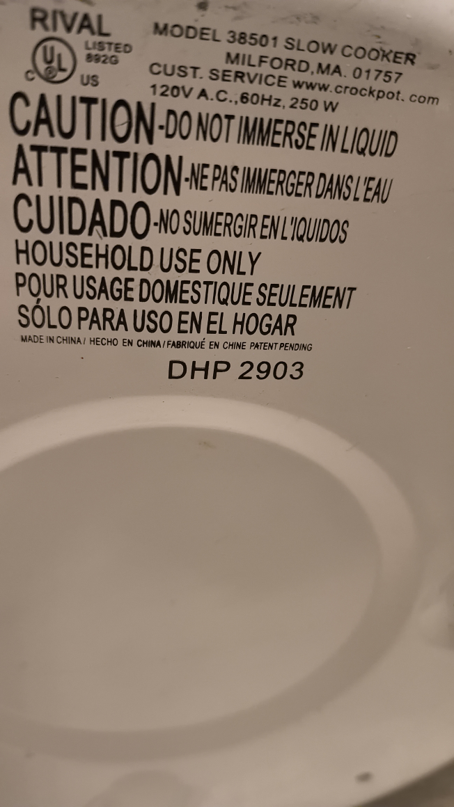 Rival crockpot slow cooker with timer image indicator(3)