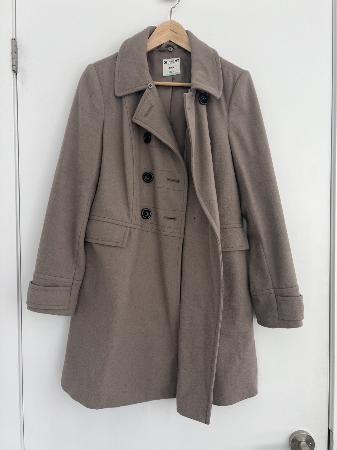 Beige peat coat- Old Navy- Medium thumbnail