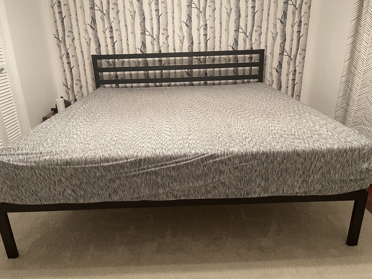 King size frame and Mattress (Endy)