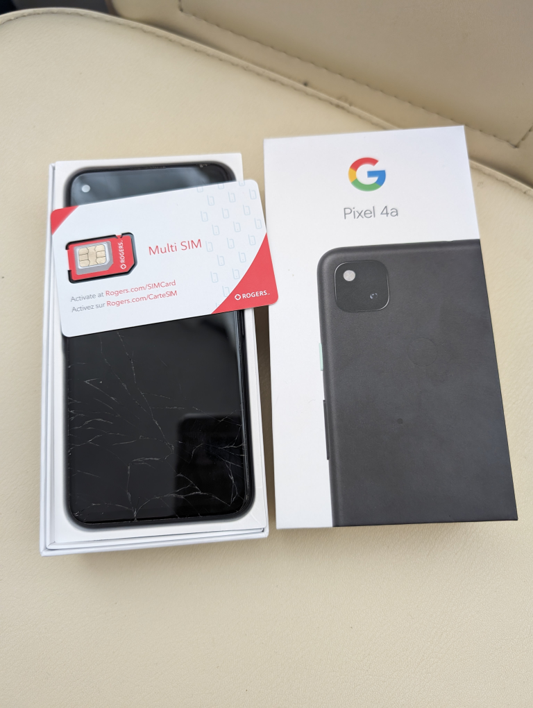 **GOOGLE PIXEL 4** w/ Brand New Sim Card and all accessories image indicator(2)