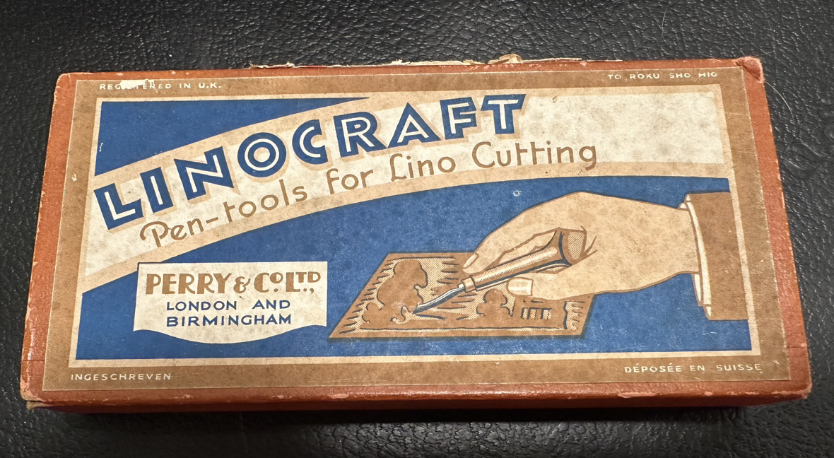 Vintage LINOCRAFT 8 Linoleum cutters image indicator(2)