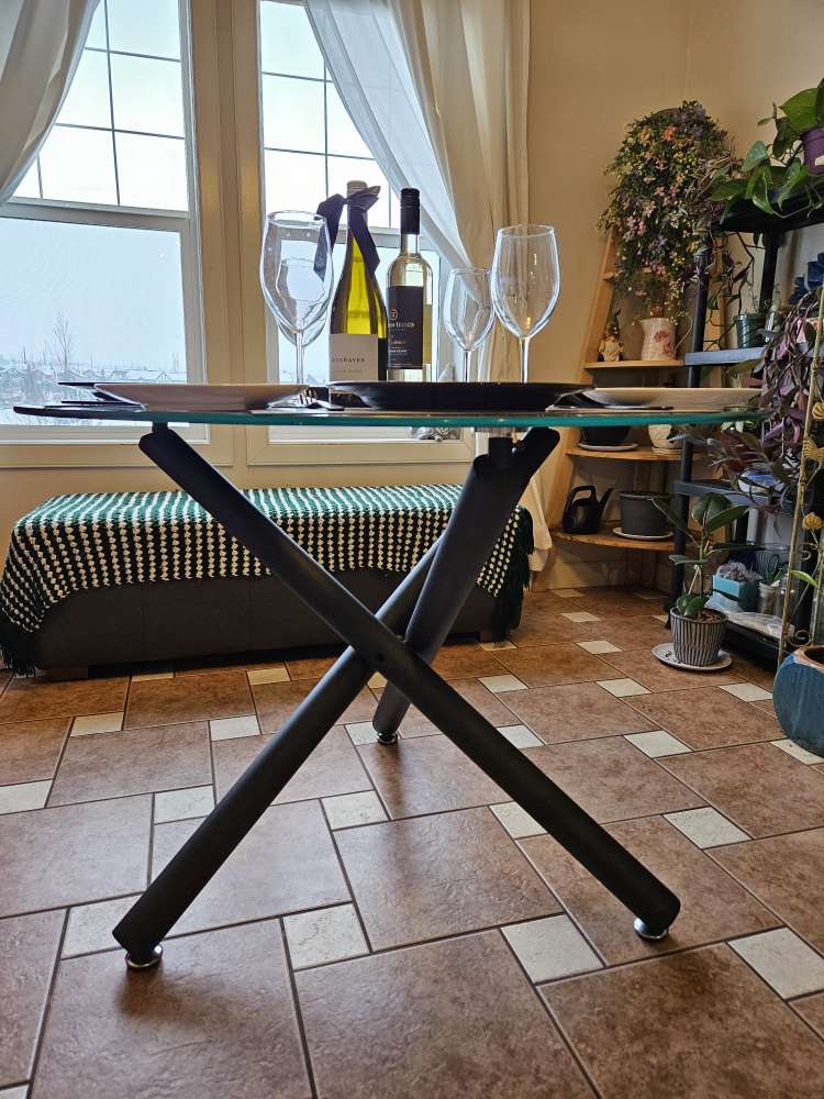 Circular Glass Table - photo 2