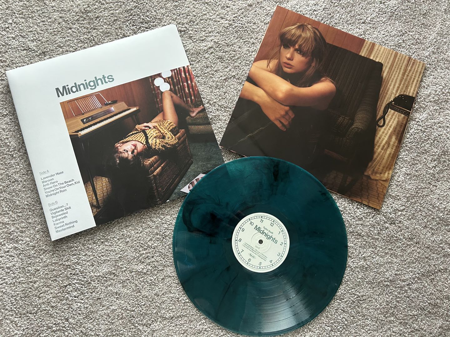 Midnights Jade Green Vinyl Record - Taylor Swift