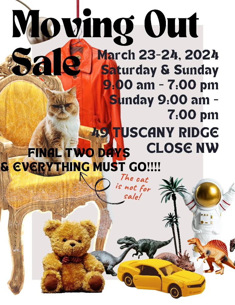 Moving Out Sale thumbnail