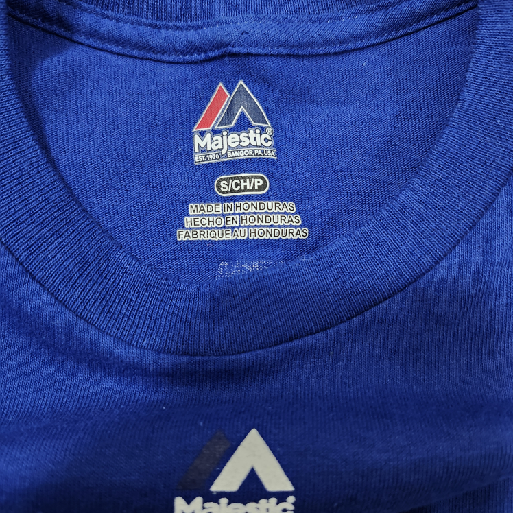 BLUE JAYS Majestic T-SHIRT. *DAD 1* on the back. #S  image indicator(4)