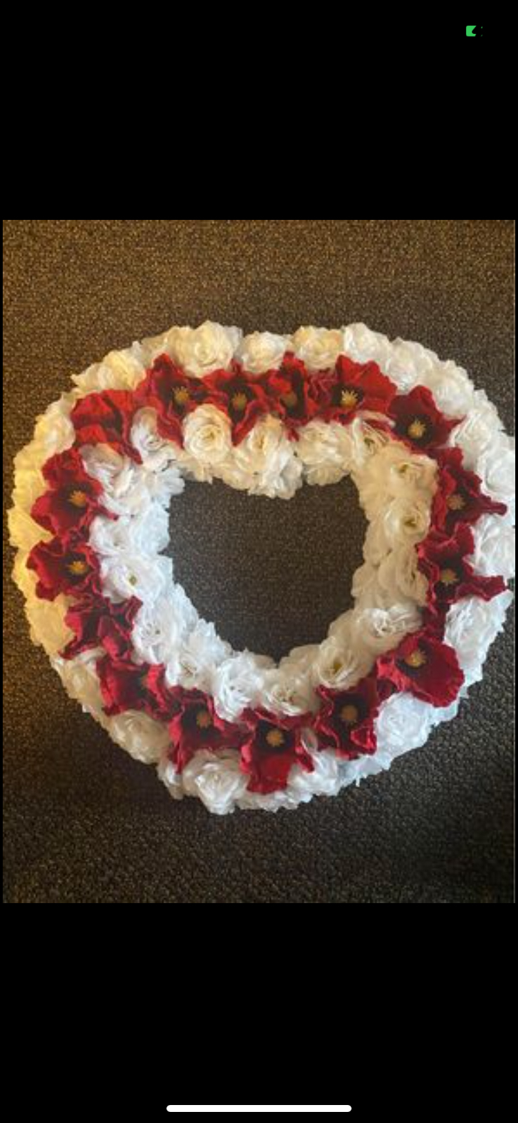 21” heart-shaped wreath - photo 3