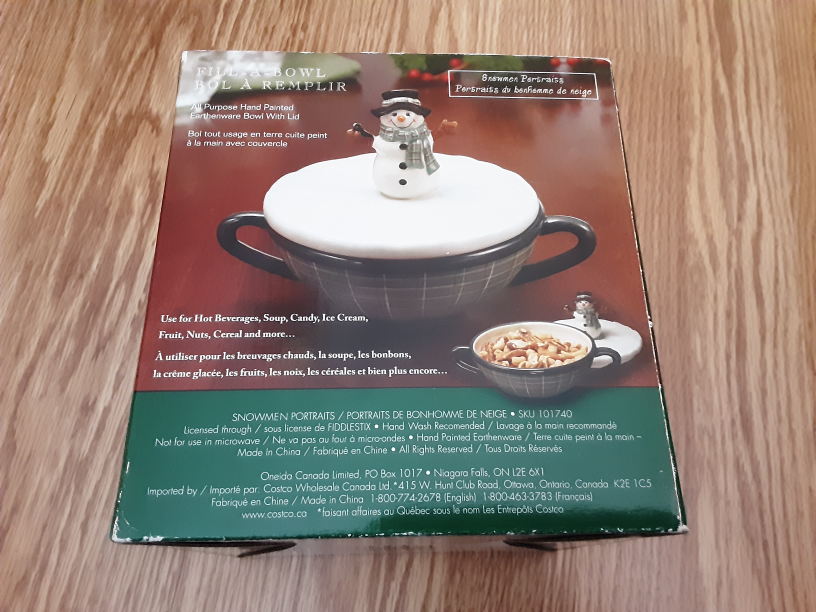 Oneida Snowmen Portraits Fill-A-Bowl image indicator(2)