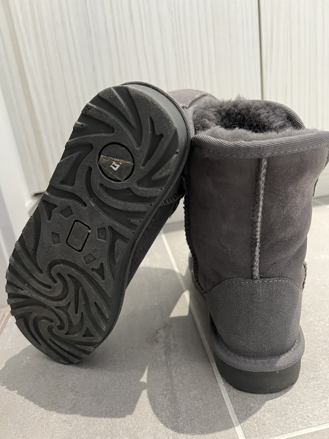 Ugg Boots (NEW) - Genuine Suede, Gray, Womens Size 5 - photo 3