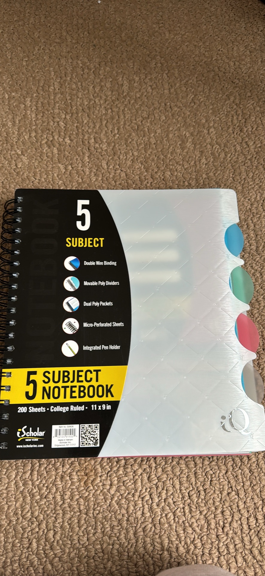 A notebook for sale