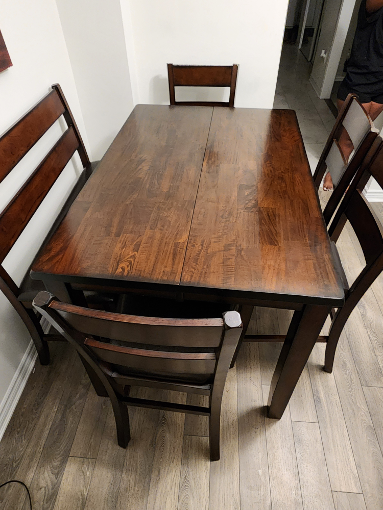 solid wood dining table - photo 2