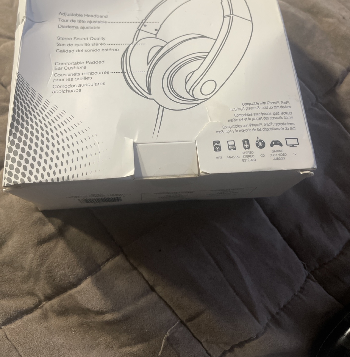 Electra Vortex Stereo Headphones White & Black image indicator(2)