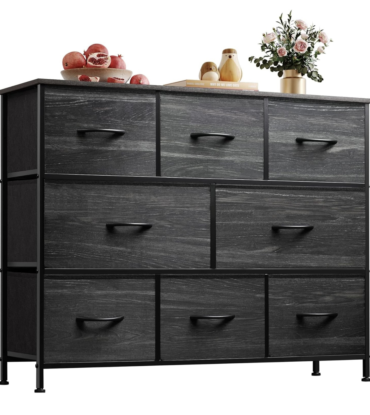 Fabric Bedroom Dresser-8 Drawer Dresser-TV Stand thumbnail