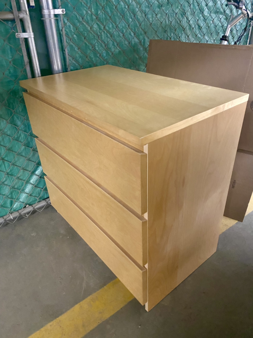IKEA MALM Birch Dresser