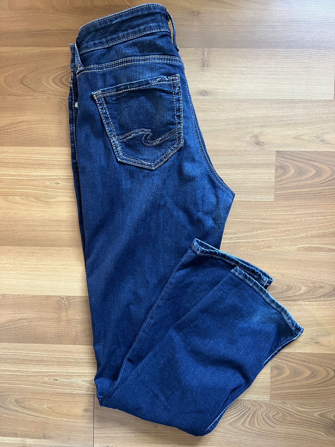 Silver Suki Straight Jeans thumbnail