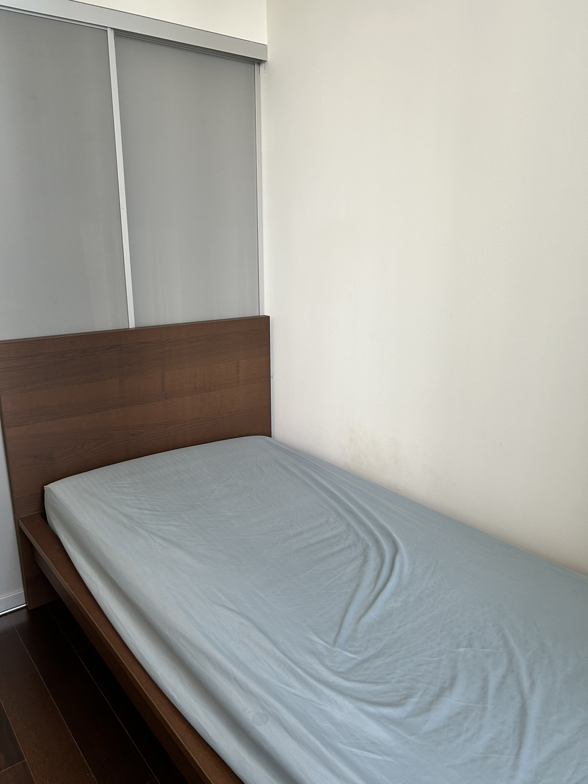 IKEA Twin bed frame with mattress - photo 2
