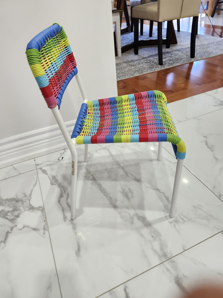 beautiful colored wired kids chair image indicator(3)