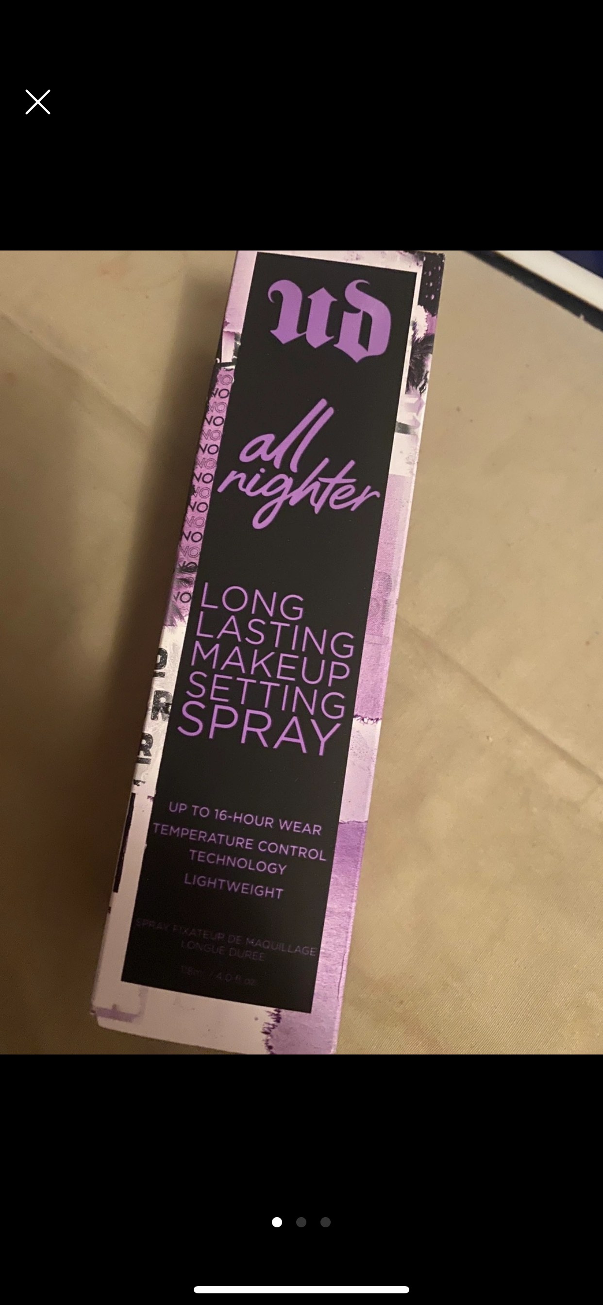 Urban decay all night setting spray thumbnail