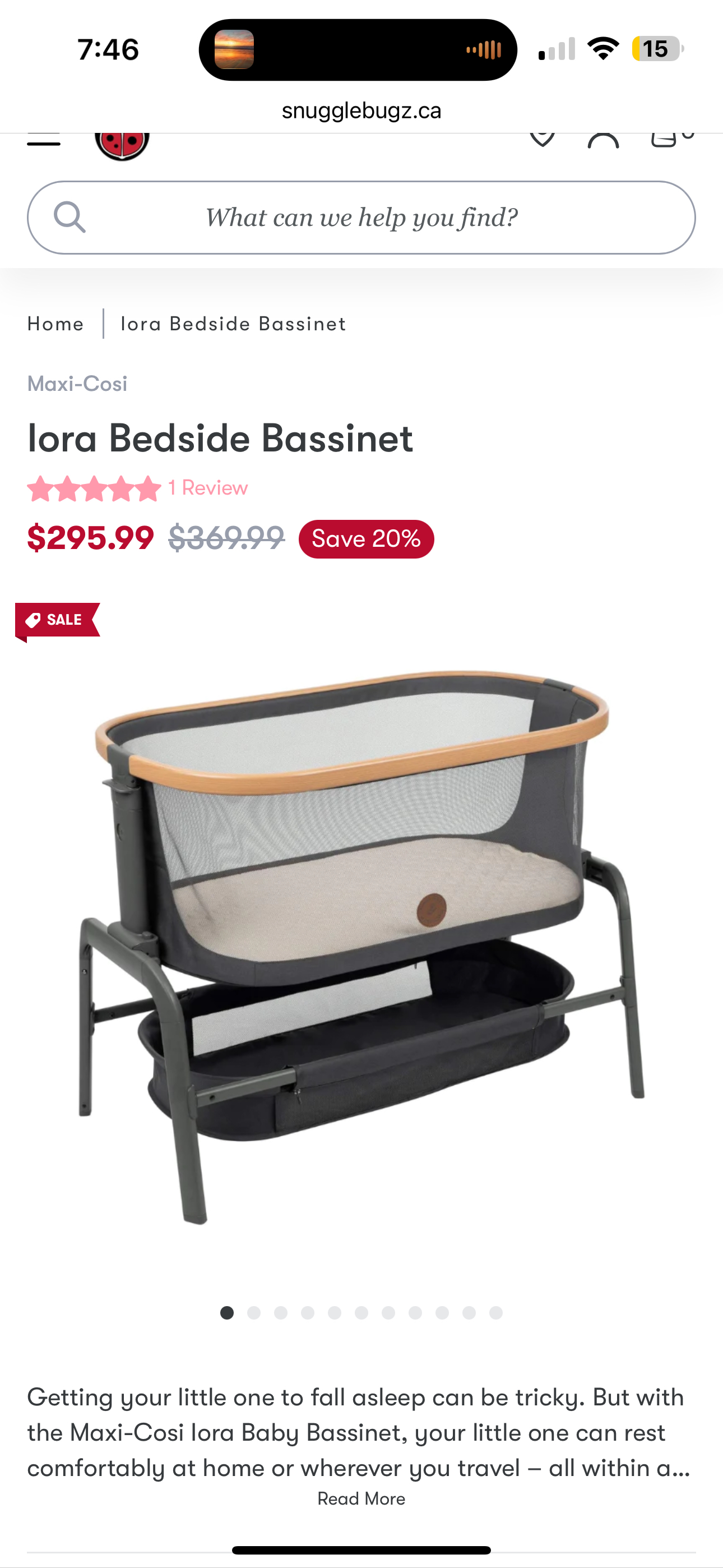 Maxi cosi bassinet - Iora