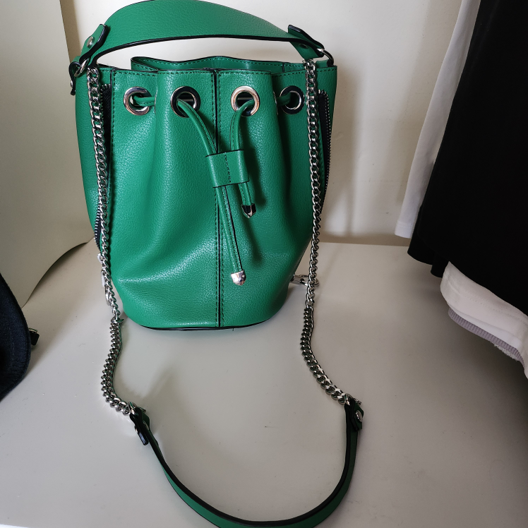 ZARA green bucket bag thumbnail