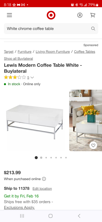 Coffee table with drawers - photo 2