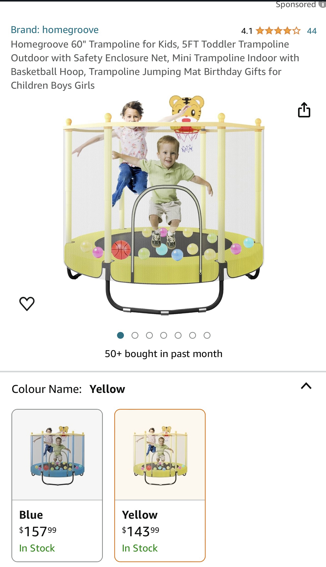 Trampoline for Toddlers