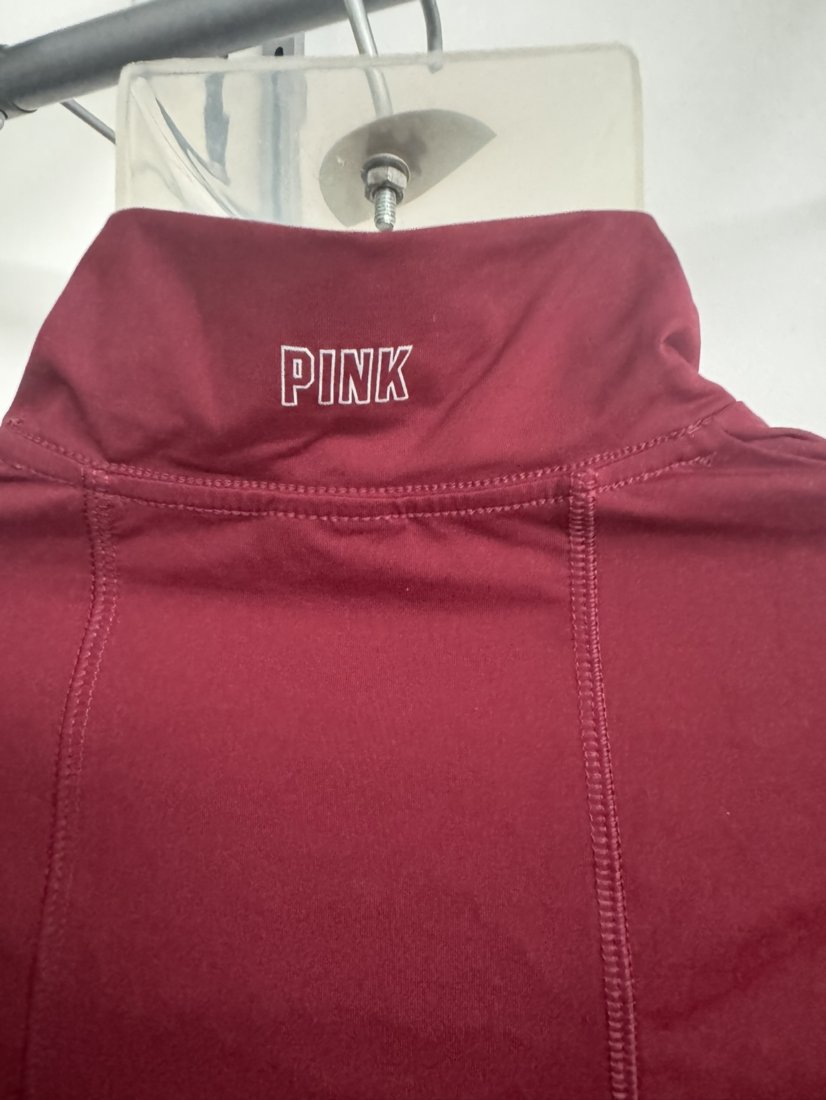 PINK (L) activewear half zip image indicator(3)