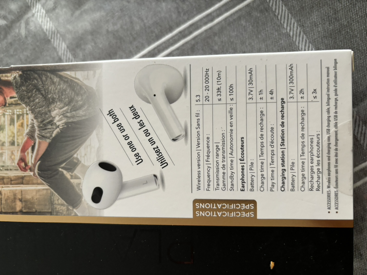 escape wireless earphones with charging case and microphone - photo 5