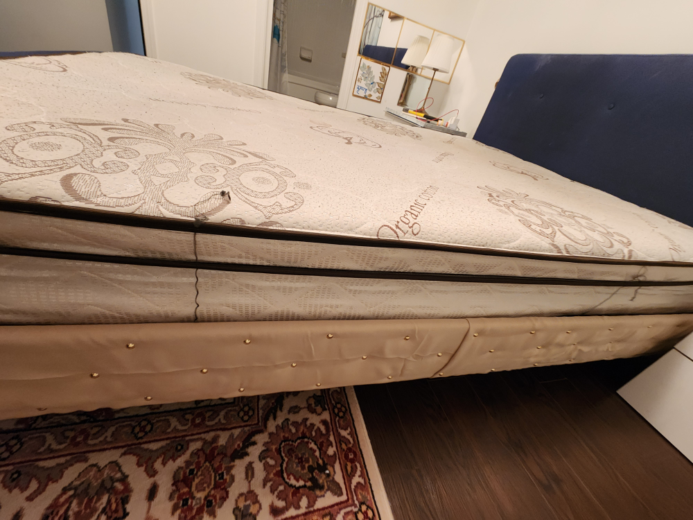 queen spring and foam mattress thumbnail