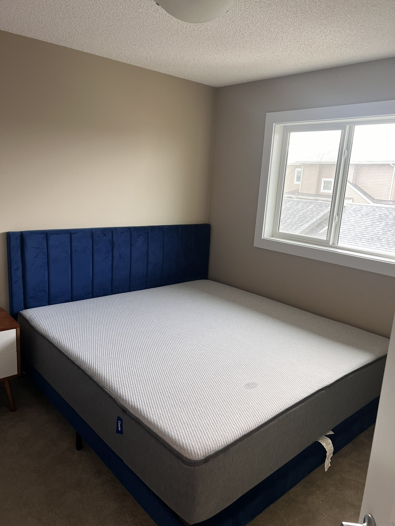 King size blue bed - photo 4