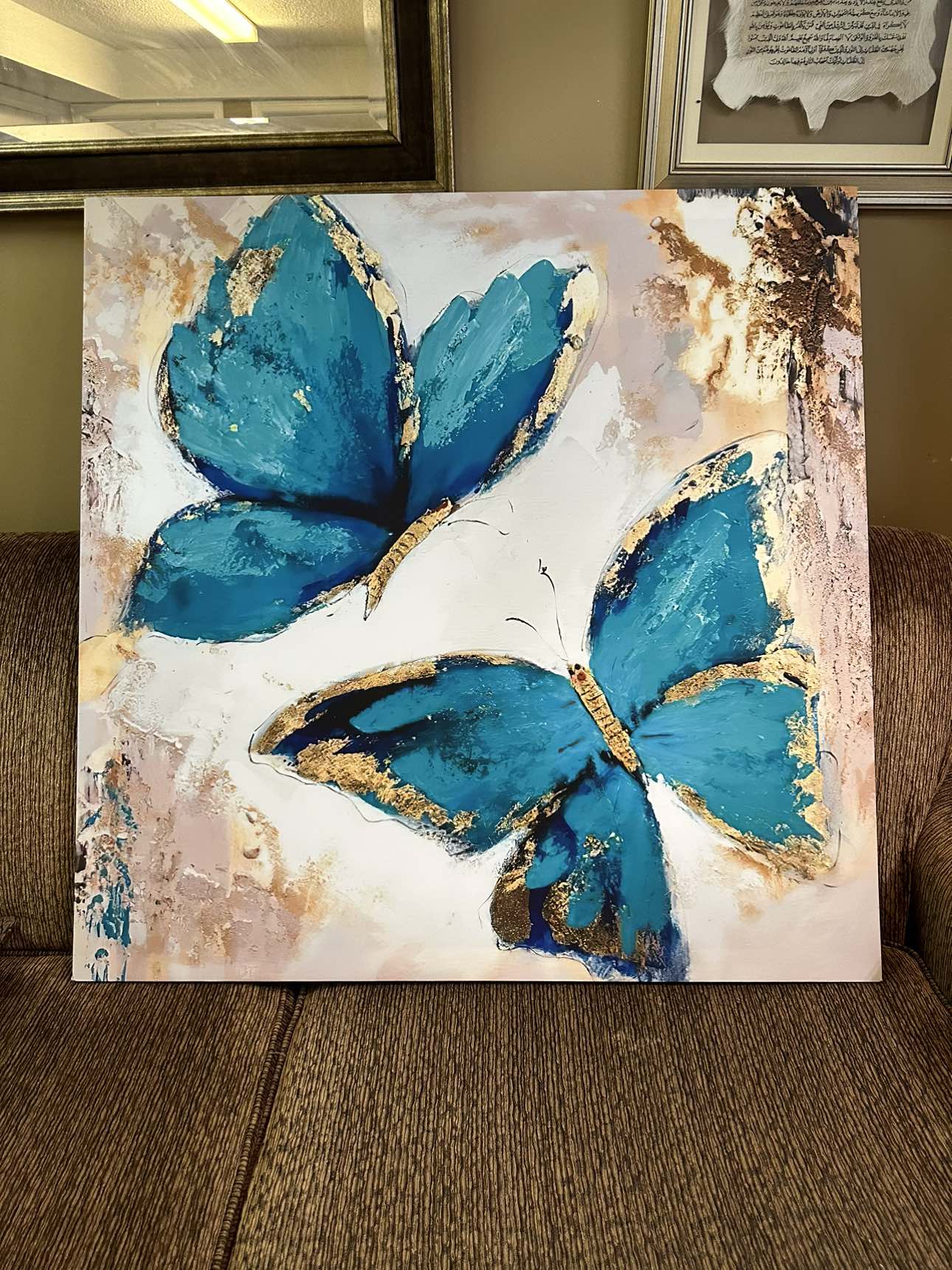 Abstract painting canvas prints Ready to hang image indicator(3)