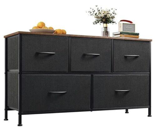 WLIVE Dresser for Bedroom with 5 Drawers