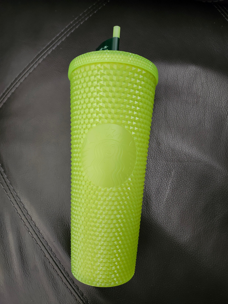 Starbucks glow in the dark studded cold cup