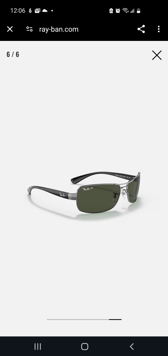 Mens Ray-Ban Polarized Navigator sunglasses  retail $282 thumbnail