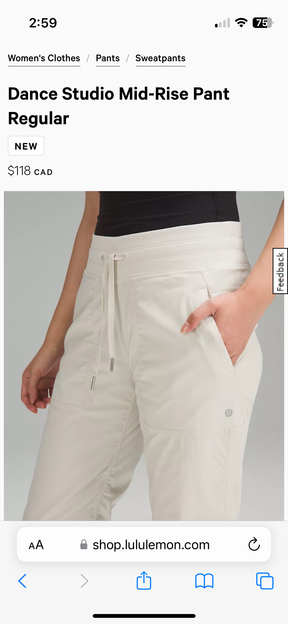 lululemon Dance Studio Pant (tall) image indicator(2)