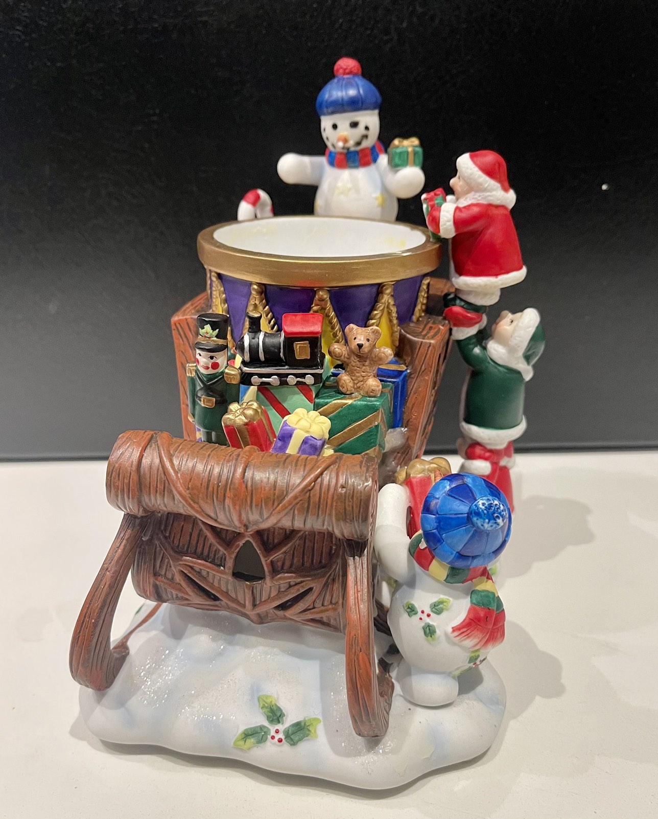 Partylite Christmas Sleigh Wax Warmer image indicator(3)