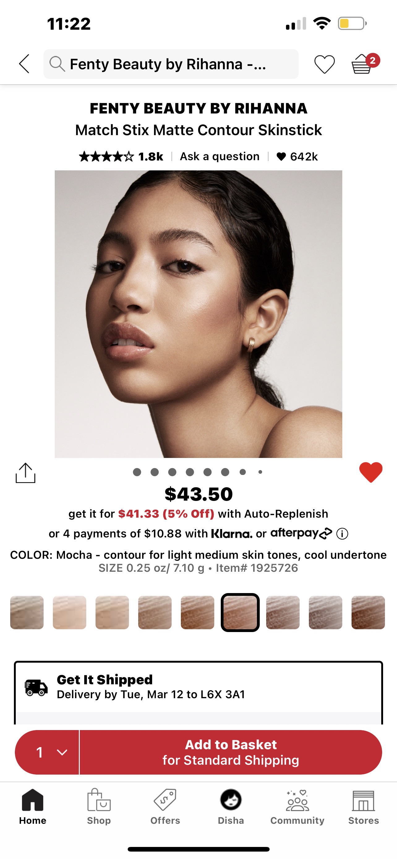 Fenty Beauty Contour in shade Mocha image indicator(2)