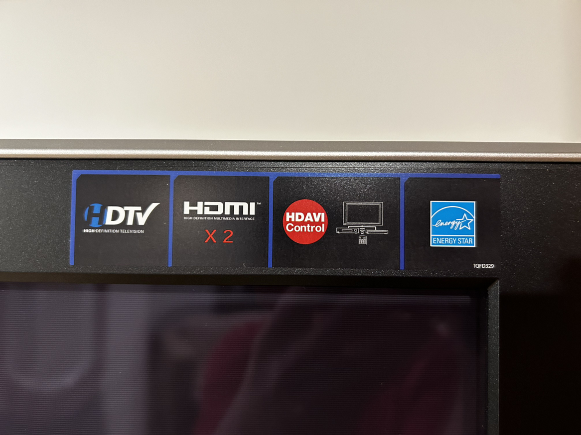 Panasonic Viera 37” HD Plasma Screen TV with stand & remote image indicator(6)