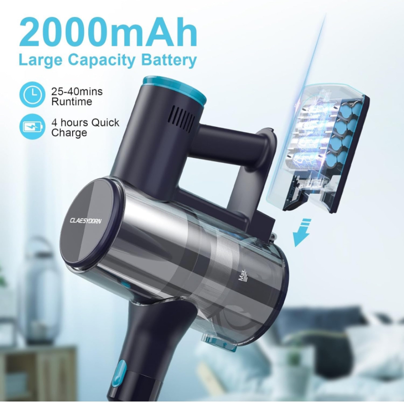 Claesydorn Cordless Vacuum image indicator(3)