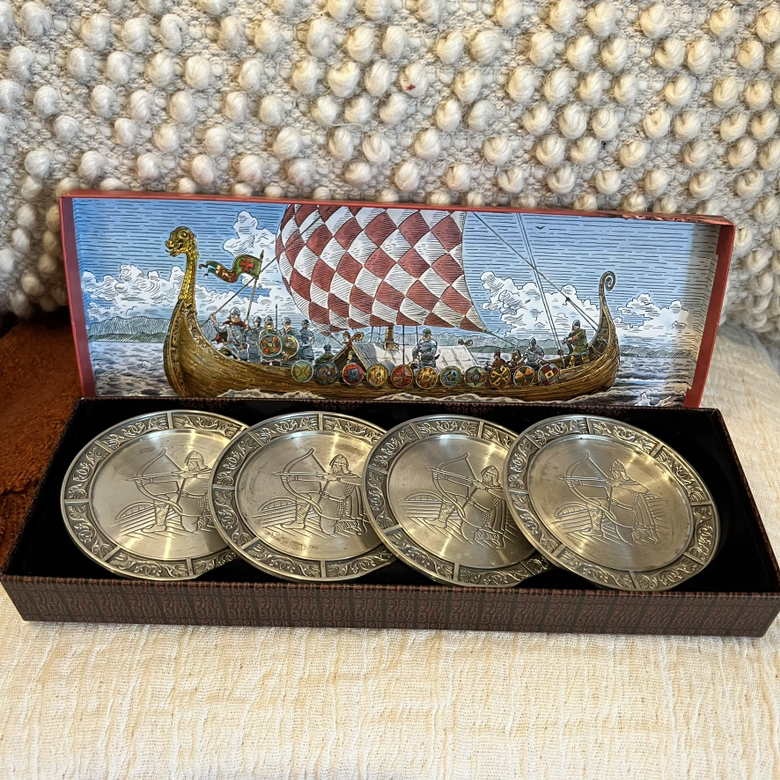 Konge Tinn Royal Pewter Coaster Set - photo 4