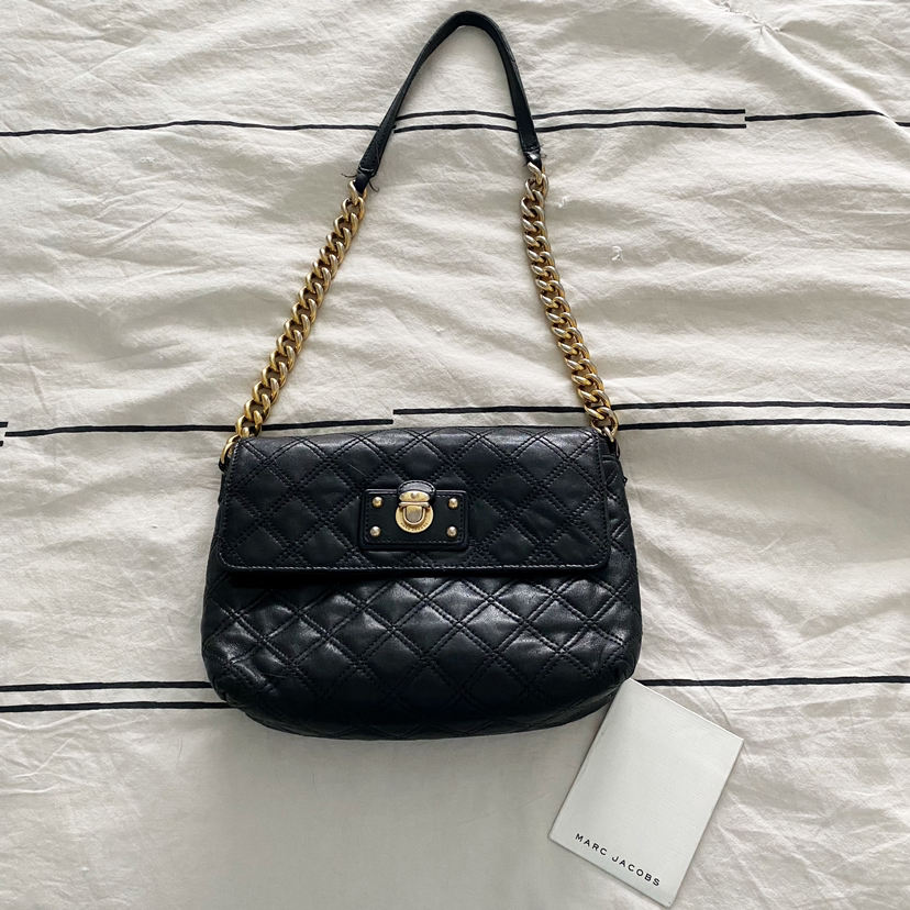 700$+ new! Authentic Marc Jacobs quilted purse thumbnail