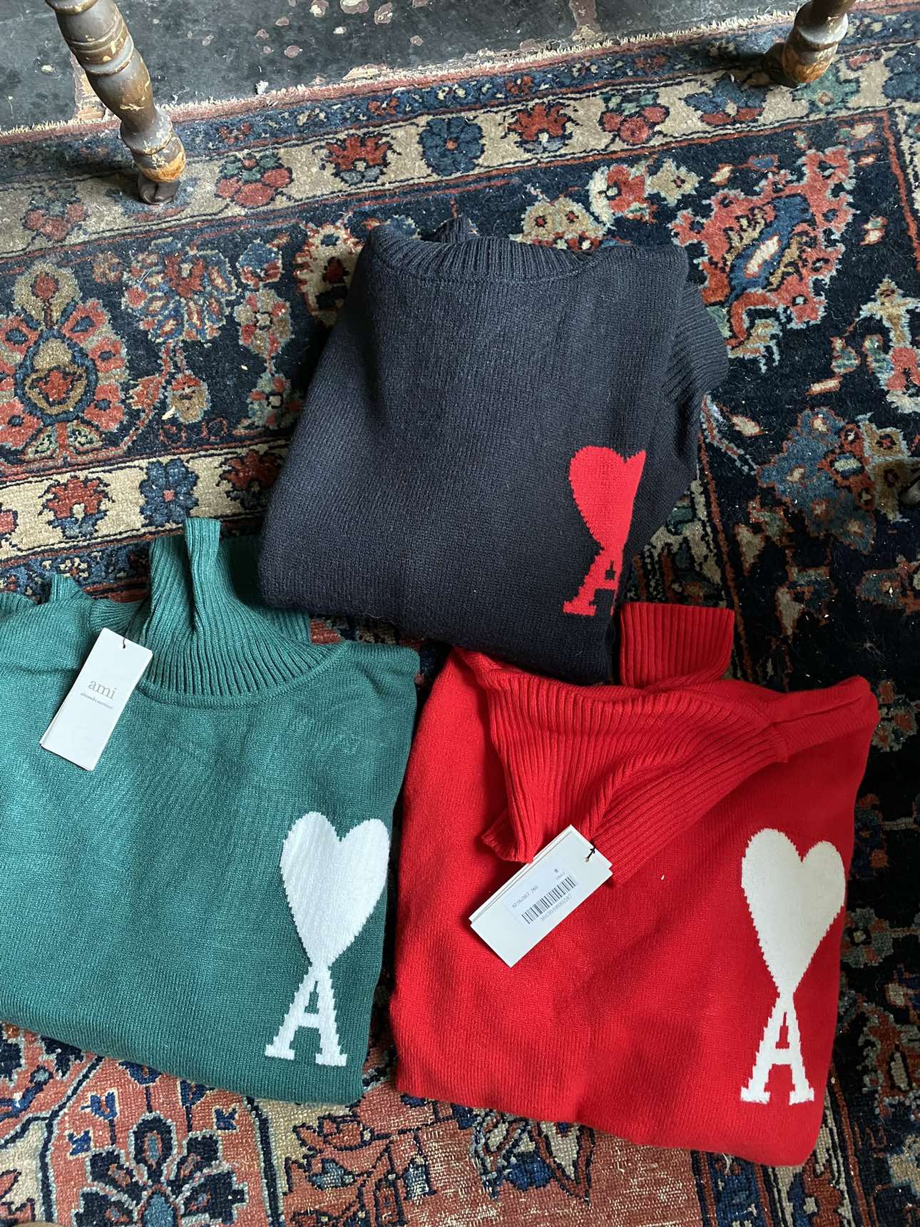 AMI Paris Ami de Coeur Crewneck Long-Sleeved Turtleneck - photo 2